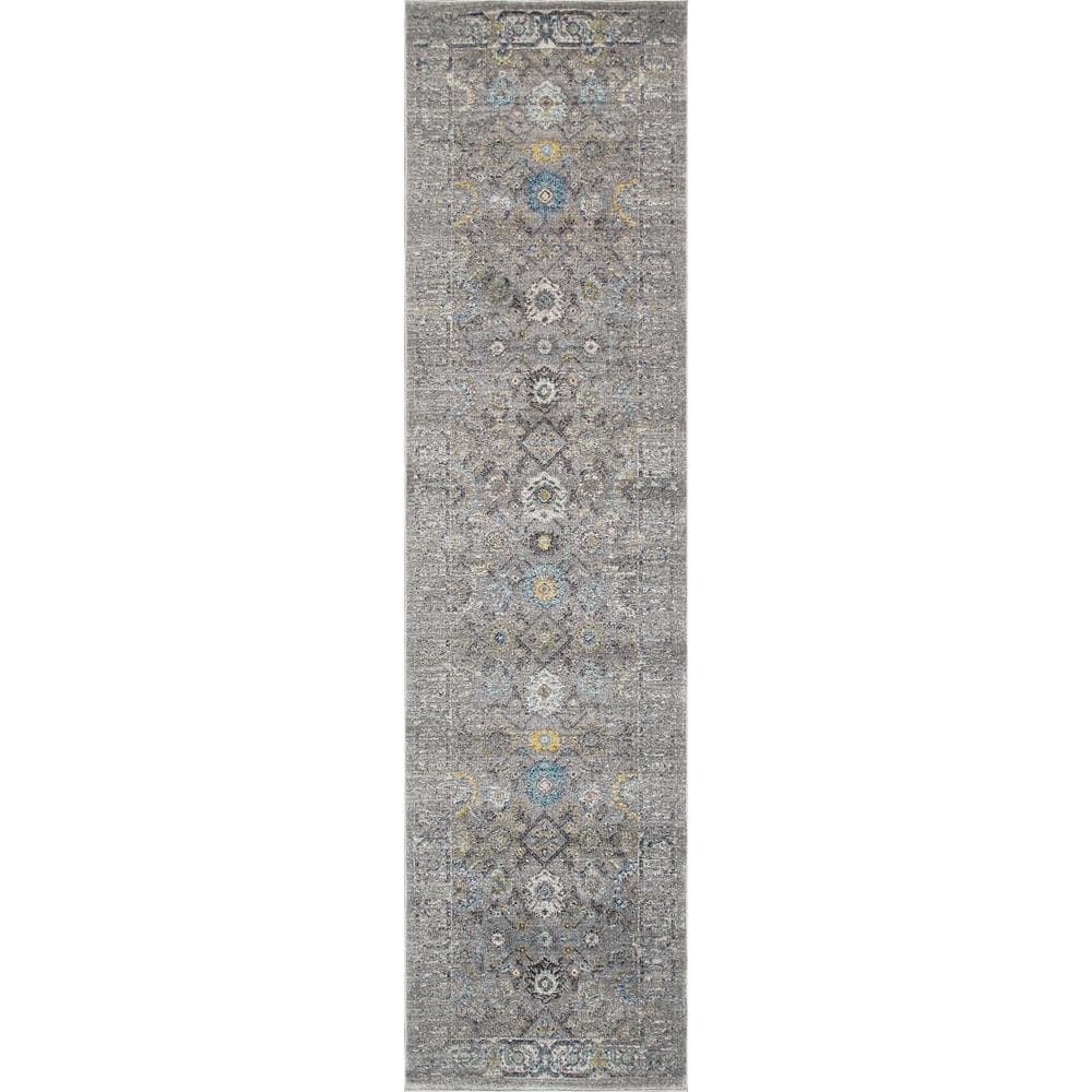 3 ft. x 10 ft. Silver Chelsea Abstract Area Rug price history on PriceWatchPro