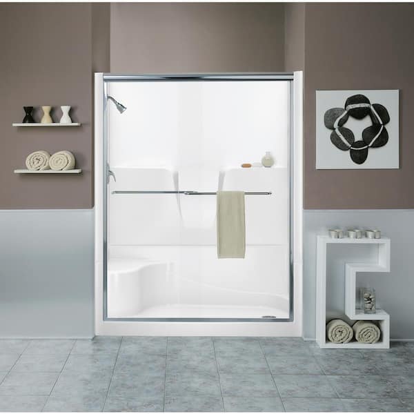 Reviews For Aquatic Remodeline 60 In X 34 In X 76 In 4 Piece Shower Stall With Seat And Right