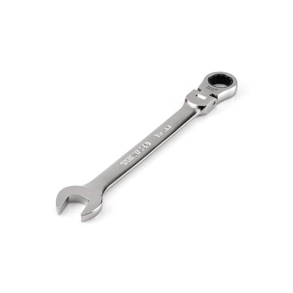 TEKTON 19 mm Flex Head 12-Point Ratcheting Combination Wrench