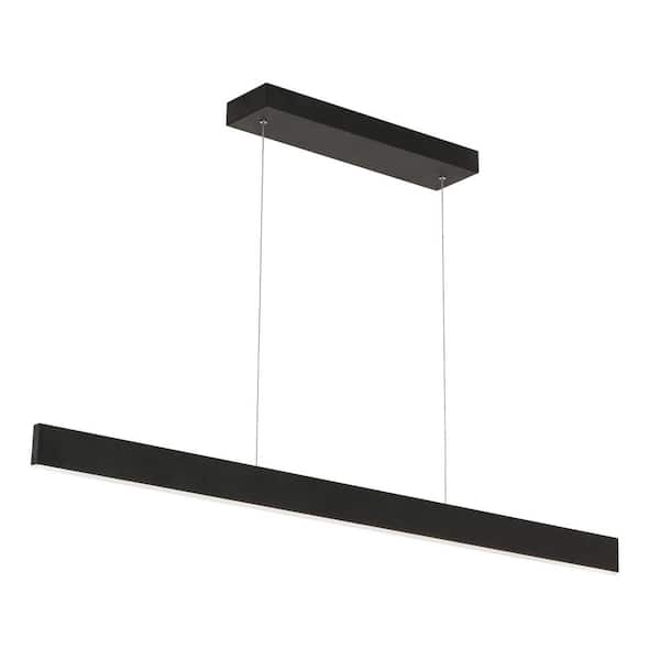 Stealth Integrated LED Black Pendant