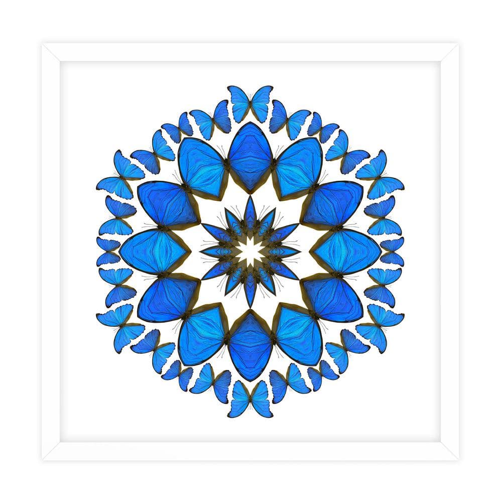 Nature Kaleidoscopes Framed Animal Art Print 18 in. x 18 in.