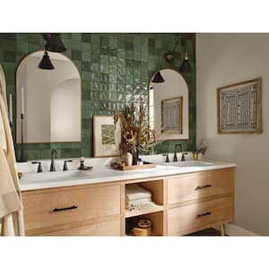 Banbury 8 in. Widespread 2-Handle Bathroom Faucet Kit with 4-Piece Hardware Set in Mediterranean Bronze (Valve Included)