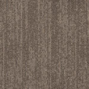24 in. x 24 in. Textured Loop Carpet - Elite -Color Elm