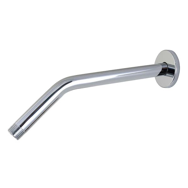 12 in. Shower Arm with Flange in Polished Chrome