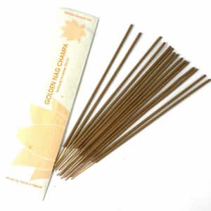 All-Natural Brown Golden Nag Champak Stick Incense (2-Packs)