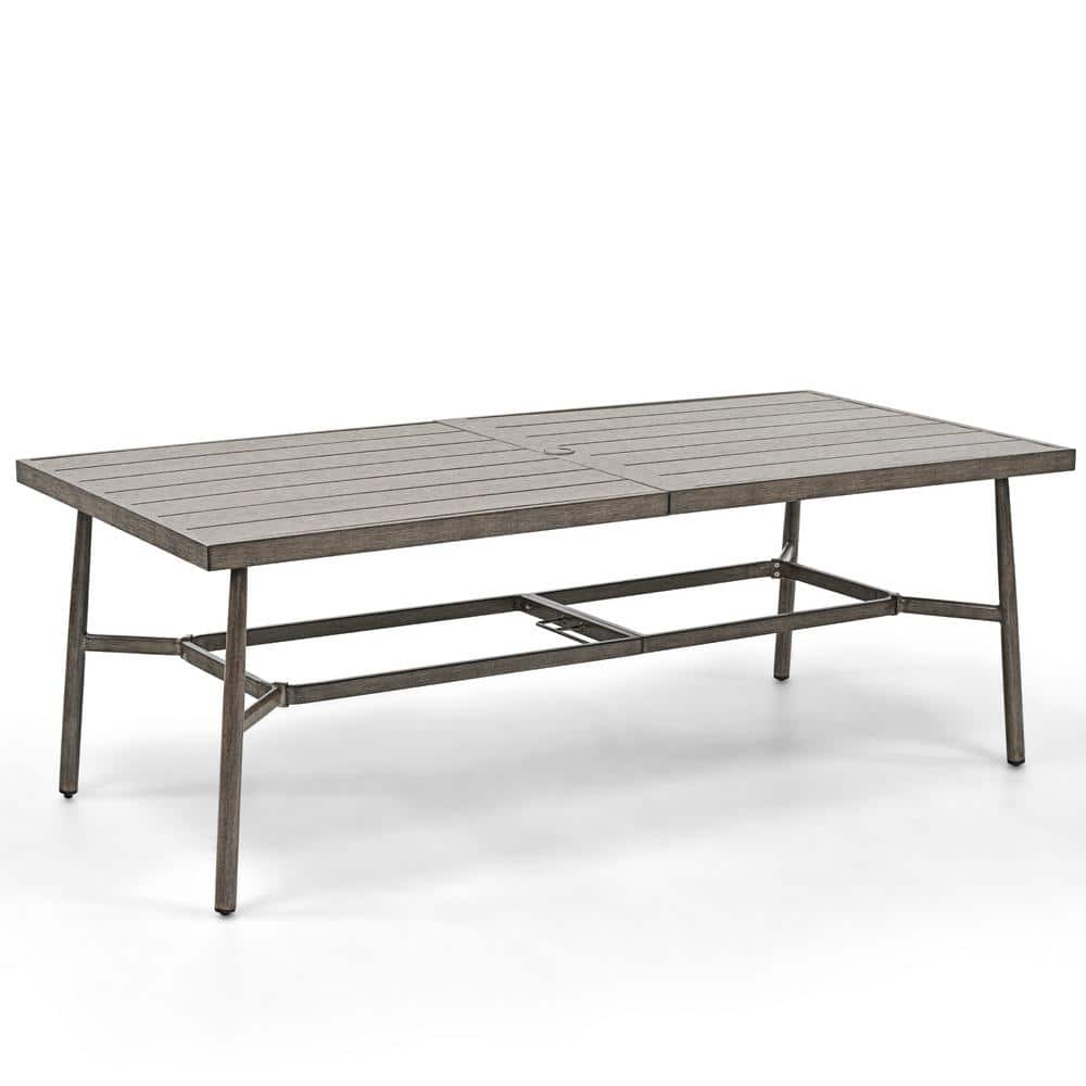 ChillPavilion Sunset Retreat Rectangle Aluminum Outdoor Dining