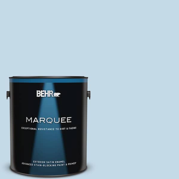 BEHR MARQUEE 1 gal. Home Decorators Collection #HDC-CT-15 Summer Sky Satin Enamel Exterior Paint & Primer