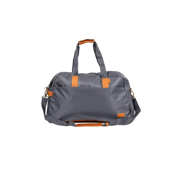CHAMPS The Weekender 21 in. Grey USB-Charging Water-Resistant Duffle Bag