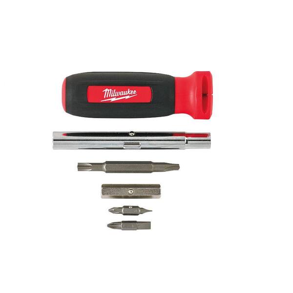 Milwaukee - 11-in-1 Multi-Tip Screwdriver with Square Drive Bits (2-Pack)
