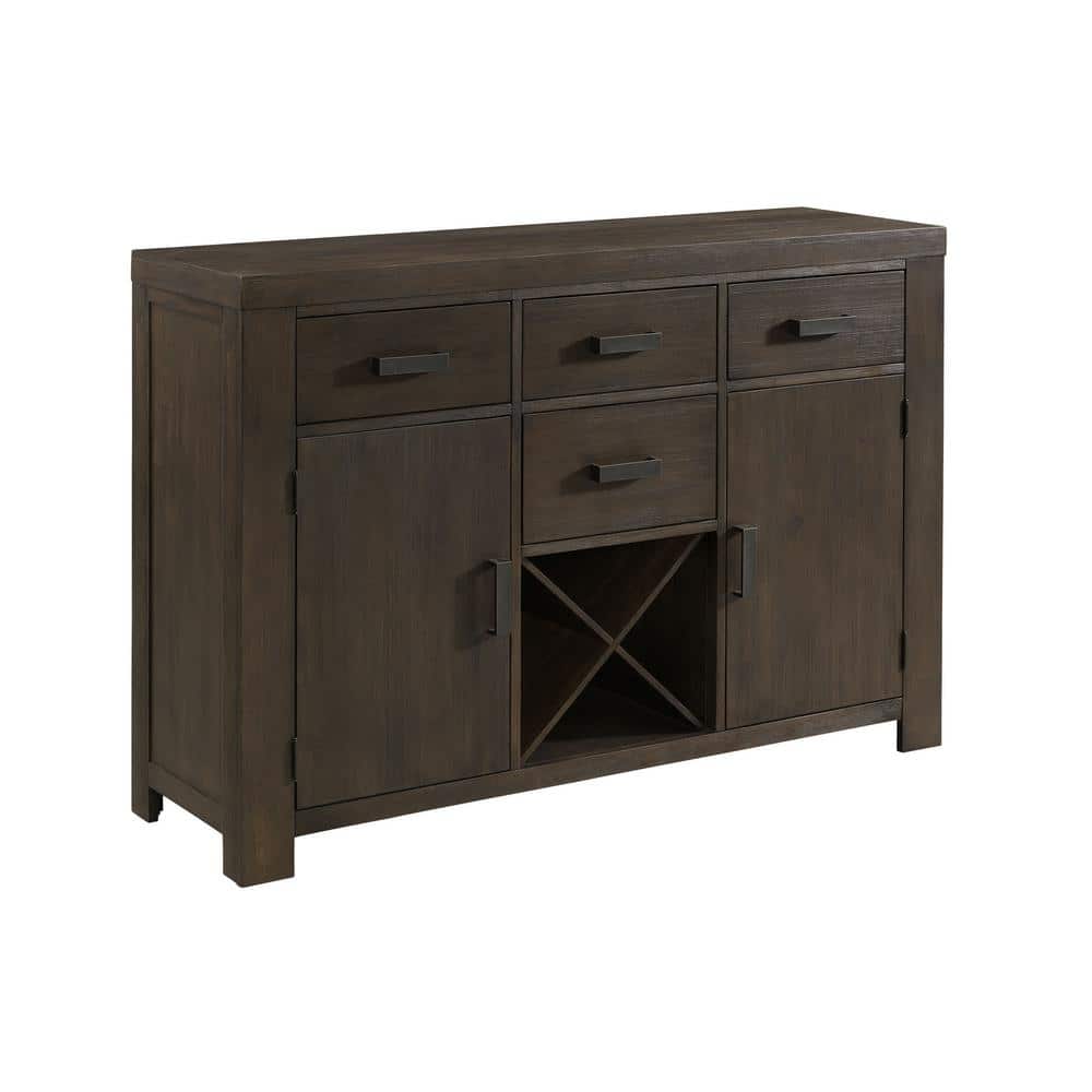 Jasper 60" Brown Walnut Transitional Server with Drawers