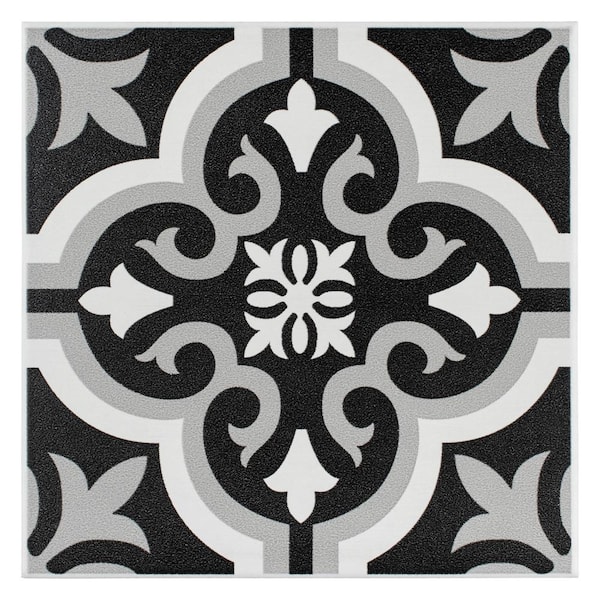 Merola Tile Braga Classic Encaustic 7-3/4 in. x 7-3/4 in. Ceramic Floor and Wall Tile