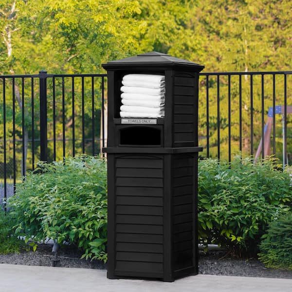 Lakeland Black Polyethylene Towel Valet