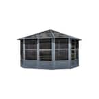 Florence Solarium 12 ft. x 12 ft. in Slate