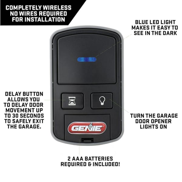 Genie Garage Door Opener Keypad, Wall Button, and Remote Bundle Kit – The  Genie Company