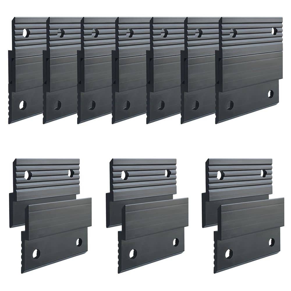 2 in French Cleat Hanger Heavy Duty Aluminum Z Bar Wall Mount Picture Hanger Black 10 Pair price history on PriceWatchPro