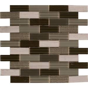Tivoli 12 in. x 12 in. Textured Glass Floor and Wall Tile (1 sq. ft./Each)