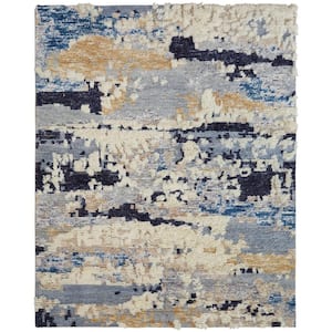 Blue Tones 2 ft. 6 in. x 10 ft. Area Rug