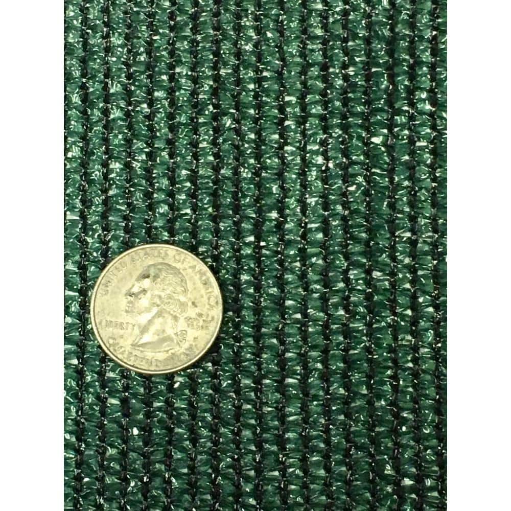 Green Polyethylene Knitted Privacy Cloth with Brass Grommets
