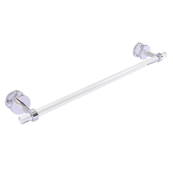 Allied Brass Clearview 24 in. Shower Door Towel Bar in Polished Chrome