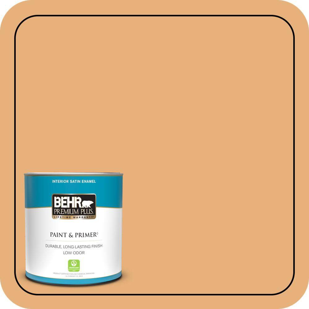 1 qt. #M240-5 Squash Bisque Satin Enamel Low Odor Interior Paint & Primer price history on PriceWatchPro