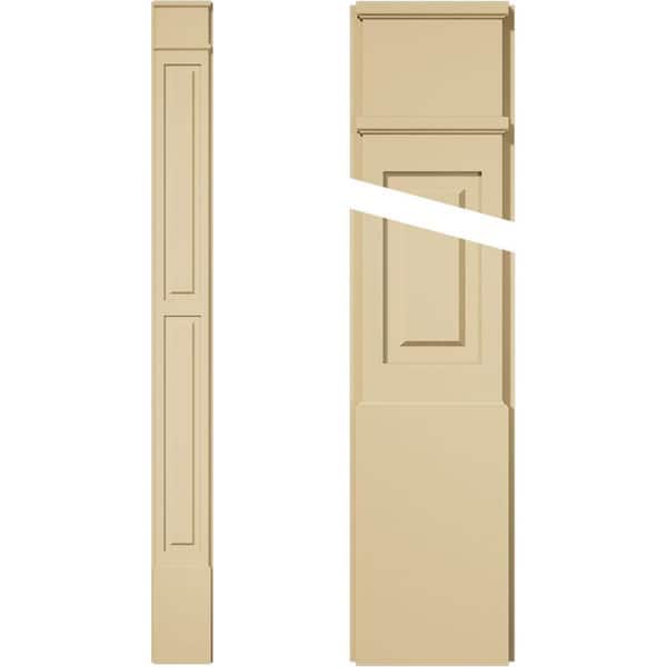 Ekena Millwork 2 in. D x 10 in. W x 108 in. L Primed Polyurethane Pilaster 1-Pack