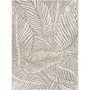 Hampton Bay Cream 9 ft. x 12 ft. Palm Indoor/Outdoor Area Rug 3134053