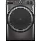 GE 5.0 cu. ft. Smart Sapphire Blue Front Load Washer with OdorBlock ...