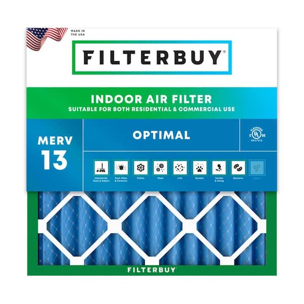 20 in. x 20 in. x 2 in. MERV 13 (FPR 10) Health Defense Pleated HVAC AC Furnace Air Filters Replacement (1-Pack)