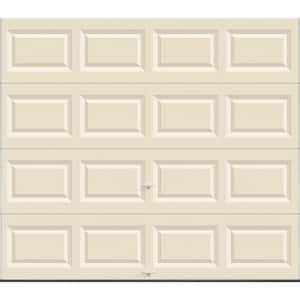 Classic Collection 8 ft. x 7 ft. Non-Insulated Solid Almond Garage Door