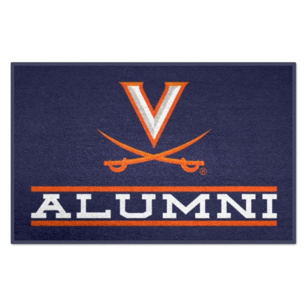 FANMATS University of Virginia Navy 19 in. x 30 in. Starter Mat Accent Rug