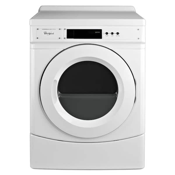 Whirlpool 6.7 cu. ft. 240 Volt White Commercial Electric Vented Dryer