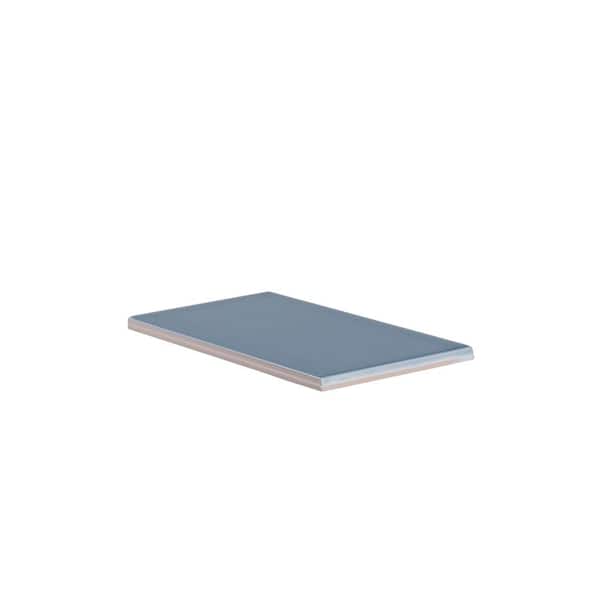 Jeffrey Court Beverly Blue 3 in. x 6 in. Glossy Ceramic Wall Tile (12.5 sq. ft. / case)
