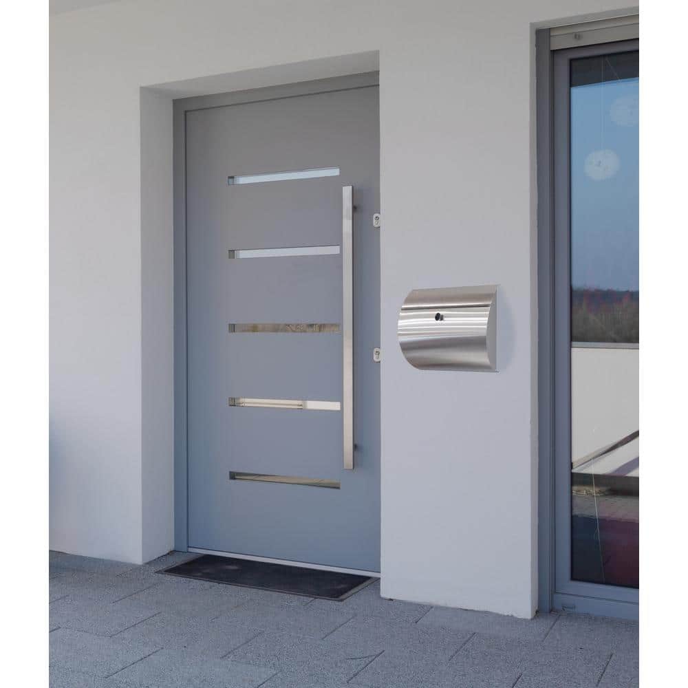 Stainless Steel Locking Wall Mounted Mailbox