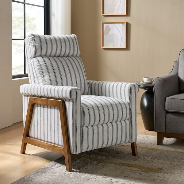 Amsi Blue 29 in. W Modern Power Recliner with Type-C and USB Charging Ports