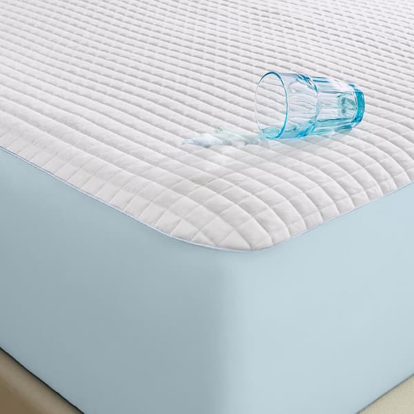  AllerEase Ultimate Mattress Protector- King Size 100% Cotton  Zip Waterproof Temperature Balancing Cover : Home & Kitchen