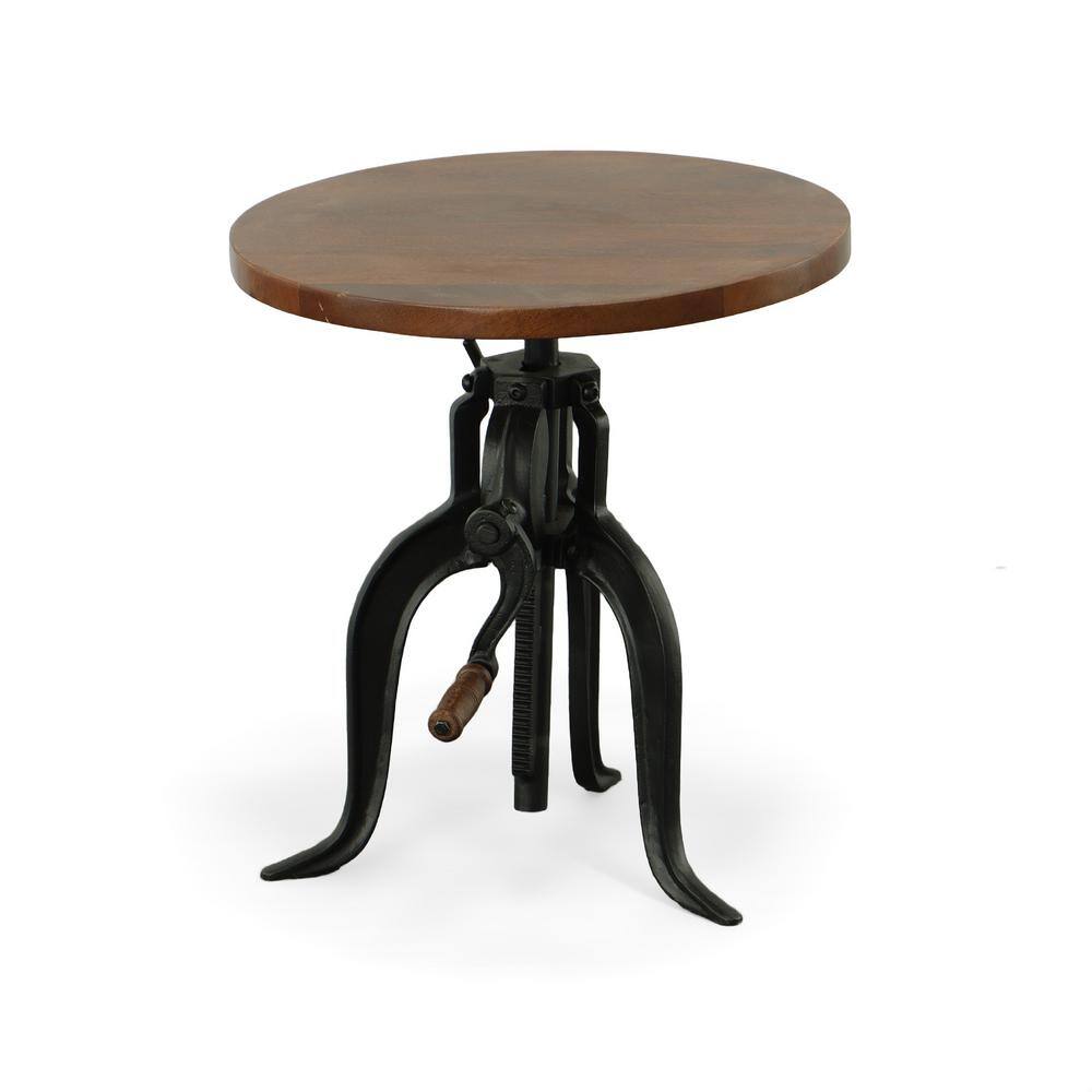 Regan Chestnut and Black End Table - thumbnail 4