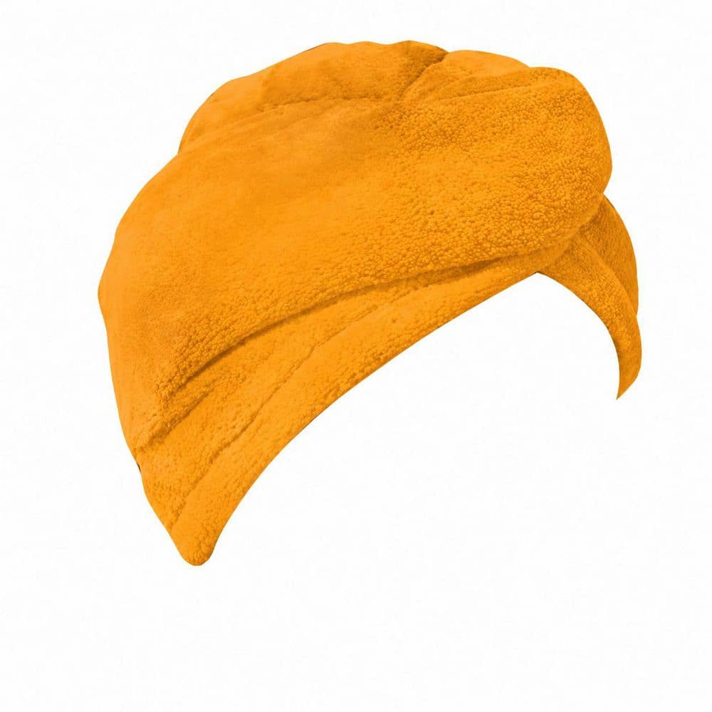 Warm White Hair Drying Towel Wrap Microfiber Turban Bath Accessory for Women Wet Hair Sturdy Easy to Use 1 Piece