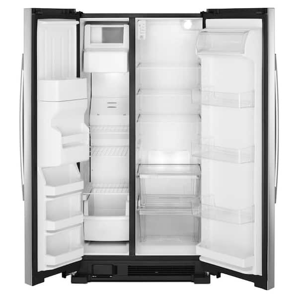 21.4 cu. ft. Side by Side Refrigerator in Stainless Steel