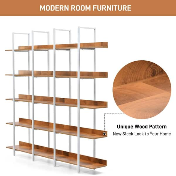 70.9 Bookshelf Display Bookcase with 12 Open ShelvesDefault Title