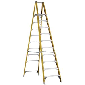 10 ft. Fiberglass Platform Step Ladder with 375 lbs. Load Capacity Type IAA Duty Rating