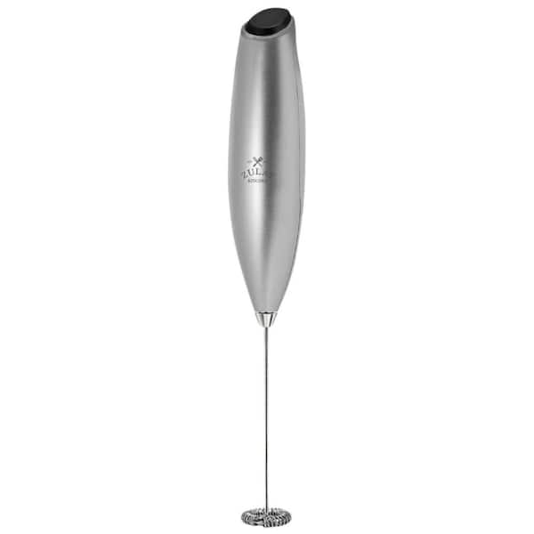 Zulay Kitchen Handheld Electric Milk Frother Whisk with Upgraded