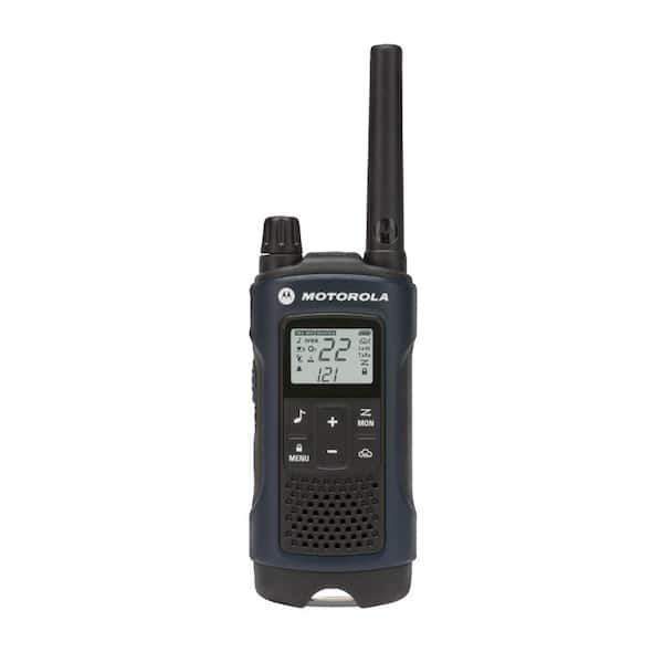 MOTOROLA Talkabout T460 Weatherproof 2-Way Radios with 35 Mile Range and  NOAA Notifications in Dark Blue (12-Pack) T460-BNDL-1 The Home Depot