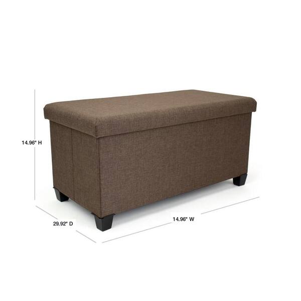 Humble crew store storage ottoman bench