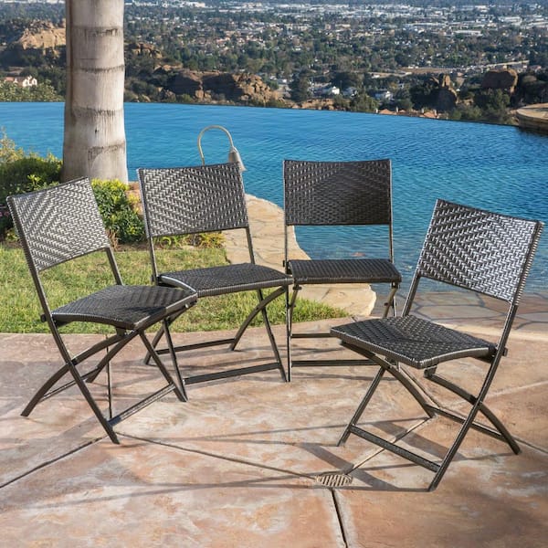 Foldable rattan garden discount furniture