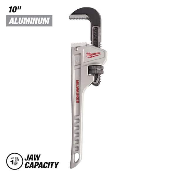 Milwaukee 10 in. Aluminum Pipe Wrench