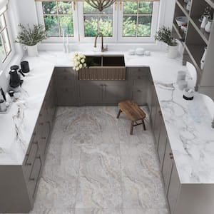 Splendor Beige 23.7 in. x 47.25 in. Polished Porcelain Rectangular Wall and Floor Tile (30 Cases/466.5 sq. ft./Pallet)