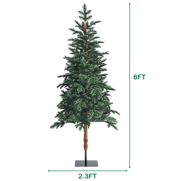 油彩画　Xmas tree Christmas Tree Atlantic A64 with Snowy Tips – Sebrina's