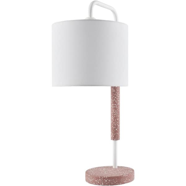 Livabliss Rishi RSI-003 25 in. H x 10 in. W x 10 in. D Accent Table Lamp, Pink