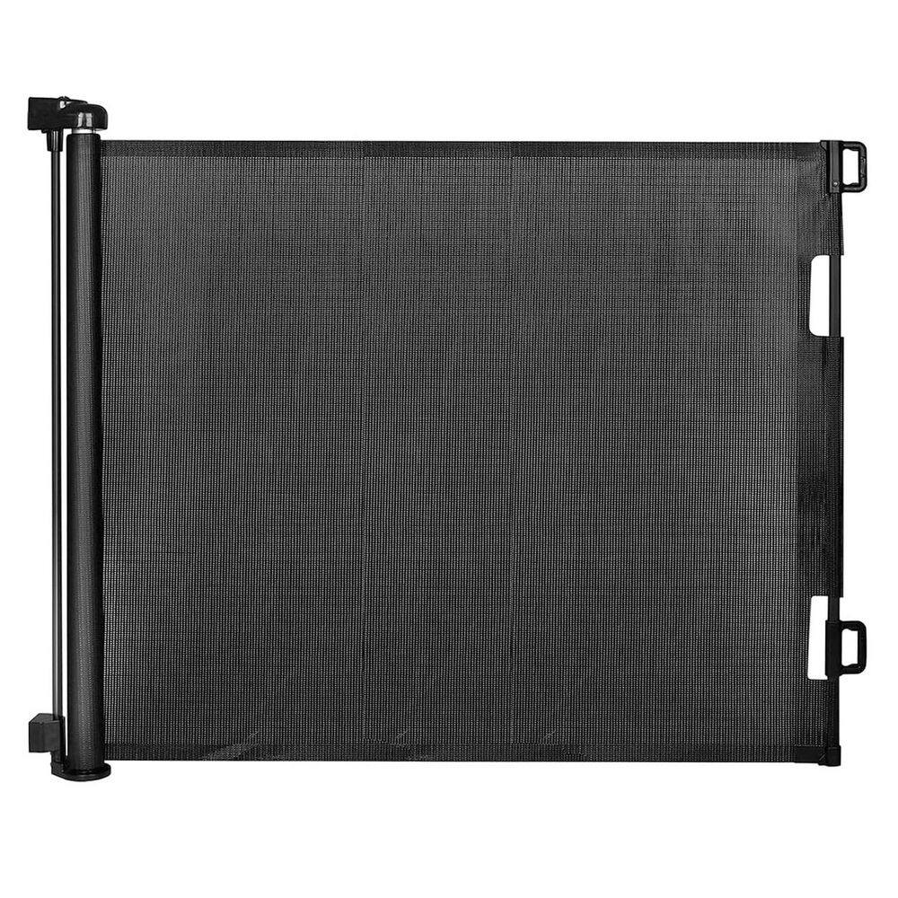 33 H x 55 W Retractable Baby Mesh Gate Child Safety Gate for Doorways Stairs Indoor Outdoor Black Fence Panel Steel price history on PriceWatchPro