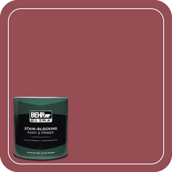 BEHR ULTRA 1 qt. #PPU1-11 Crantini Semi-Gloss Enamel Exterior Paint & Primer